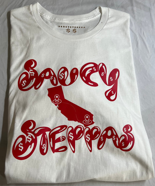 California Style Saucy Steppas T-Shirt